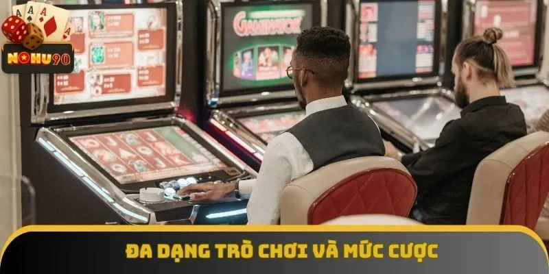 Sự phong phú trong kho trò chơi với các mức cược ưu đãi