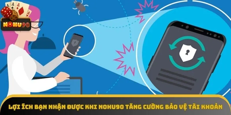 Lợi ích bạn nhận được khi NOHU90 tăng cường bảo vệ tài khoản